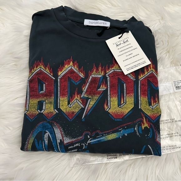 Daydreamer AC DC For Those About To Rock Long Sleeve Tee Size Small - Picture 6 of 10